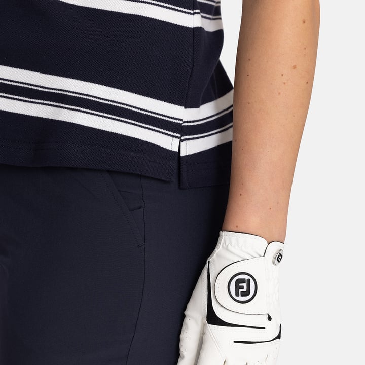 W Cotton Mix Classic Button Stripe Blå Vit Bogeys & Birdies