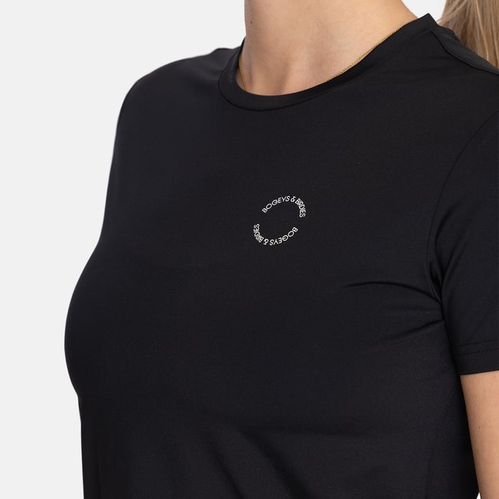 W Tech Tee Svart Bogeys & Birdies