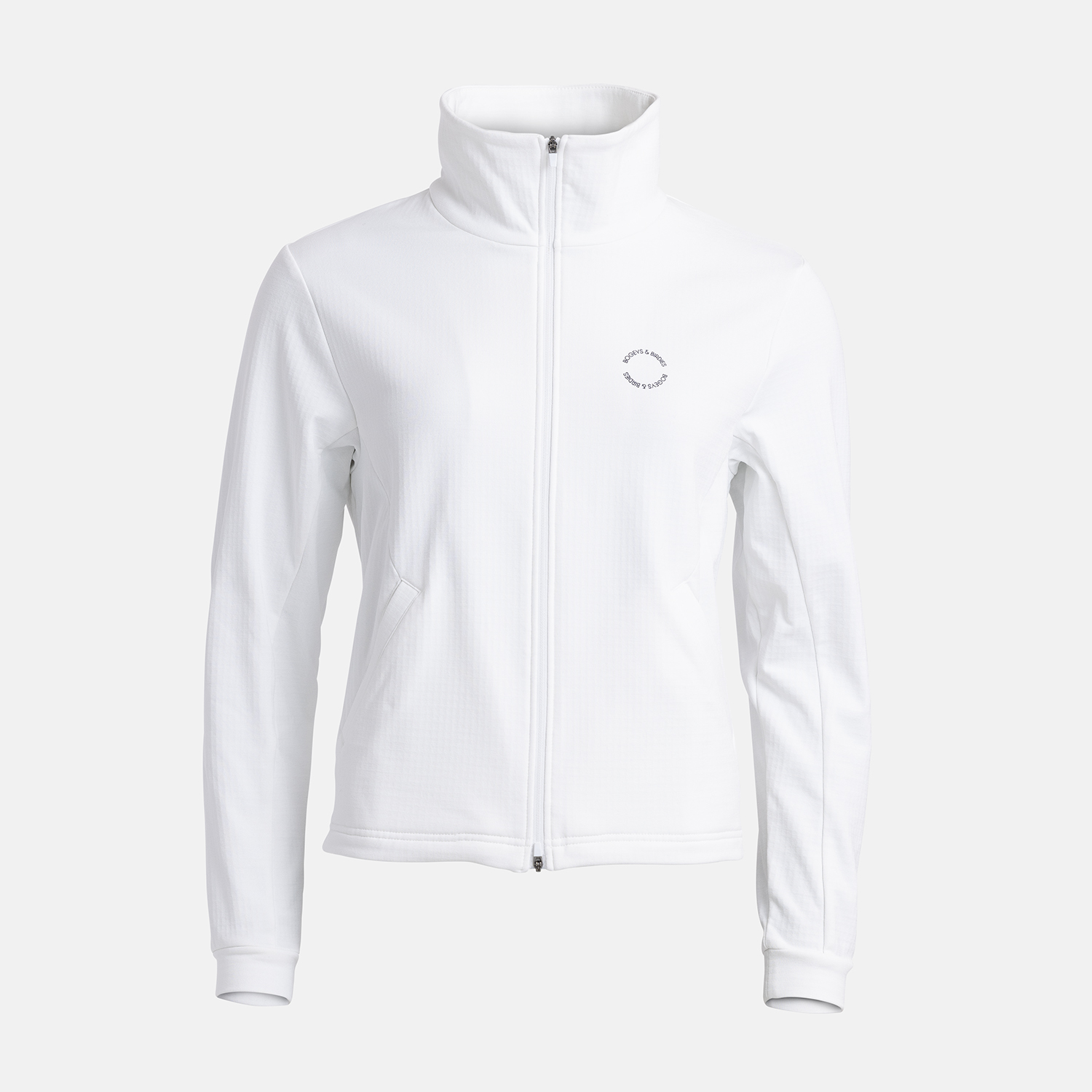 W Mid Layer Full Zip Weiß