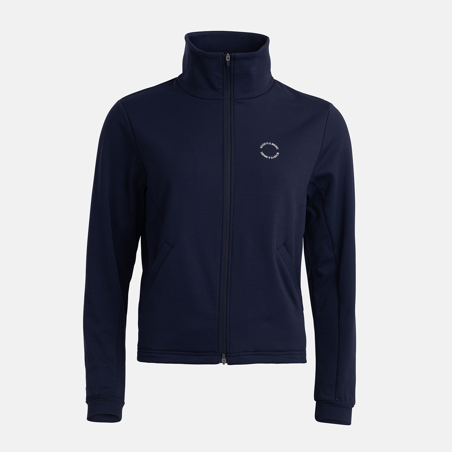 W Mid Layer Full Zip Blau
