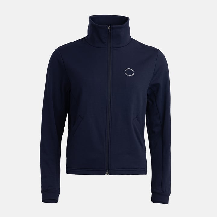 W Mid Layer Full Zip Blå Bogeys & Birdies