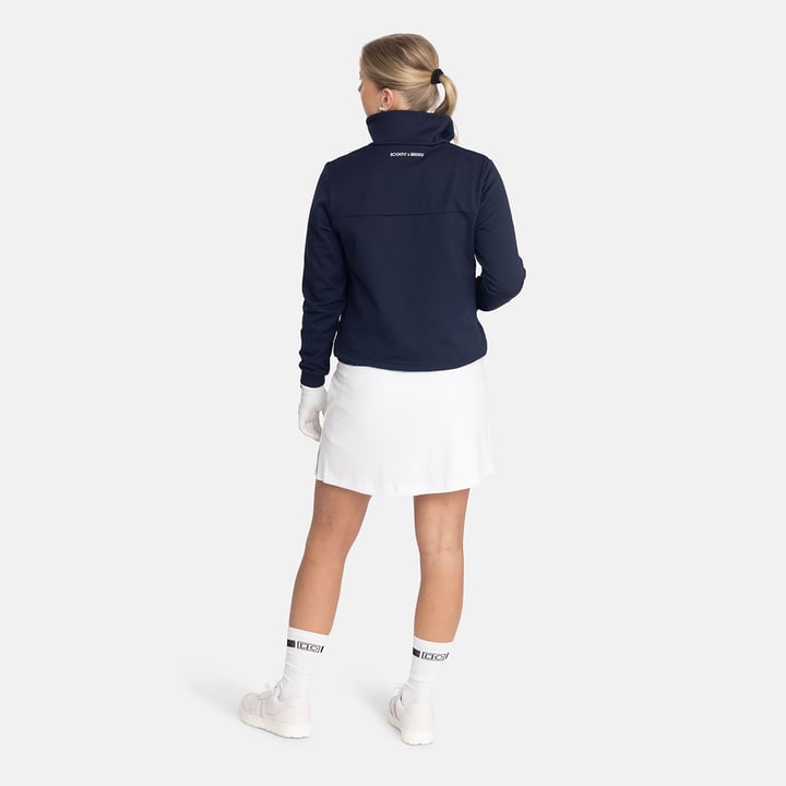 W Mid Layer Full Zip Blå Bogeys & Birdies