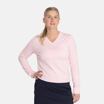 W Knitted V-Neck Sweater Bogeys & Birdies