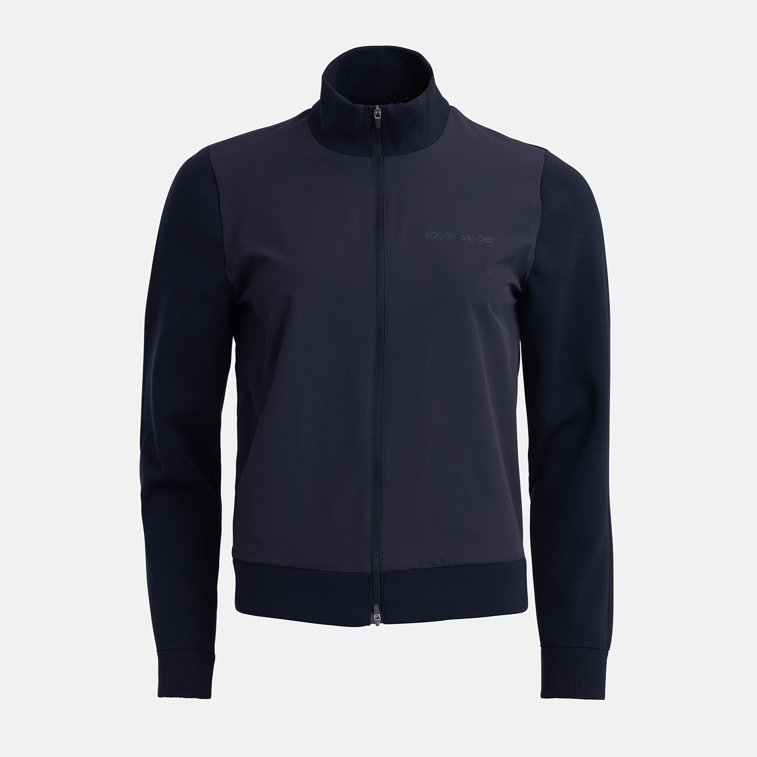 W Windbreaker Knitted Blau