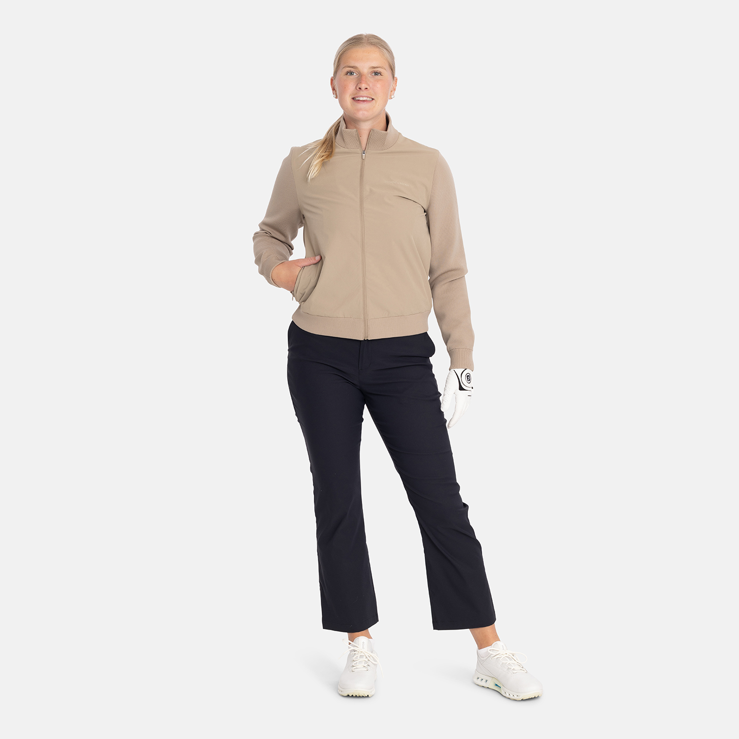 W Windbreaker Knitted Beige
