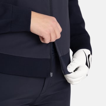 W Windbreaker Knitted Blå Bogeys & Birdies