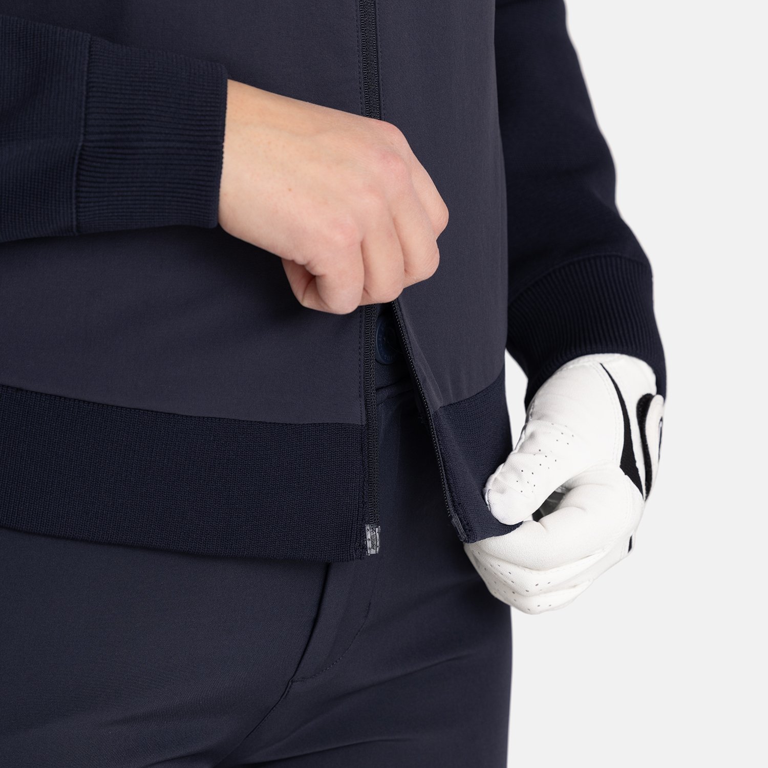 W Windbreaker Knitted Blå Bogeys & Birdies W Windbreaker Knitted Blå Bogeys & Birdies