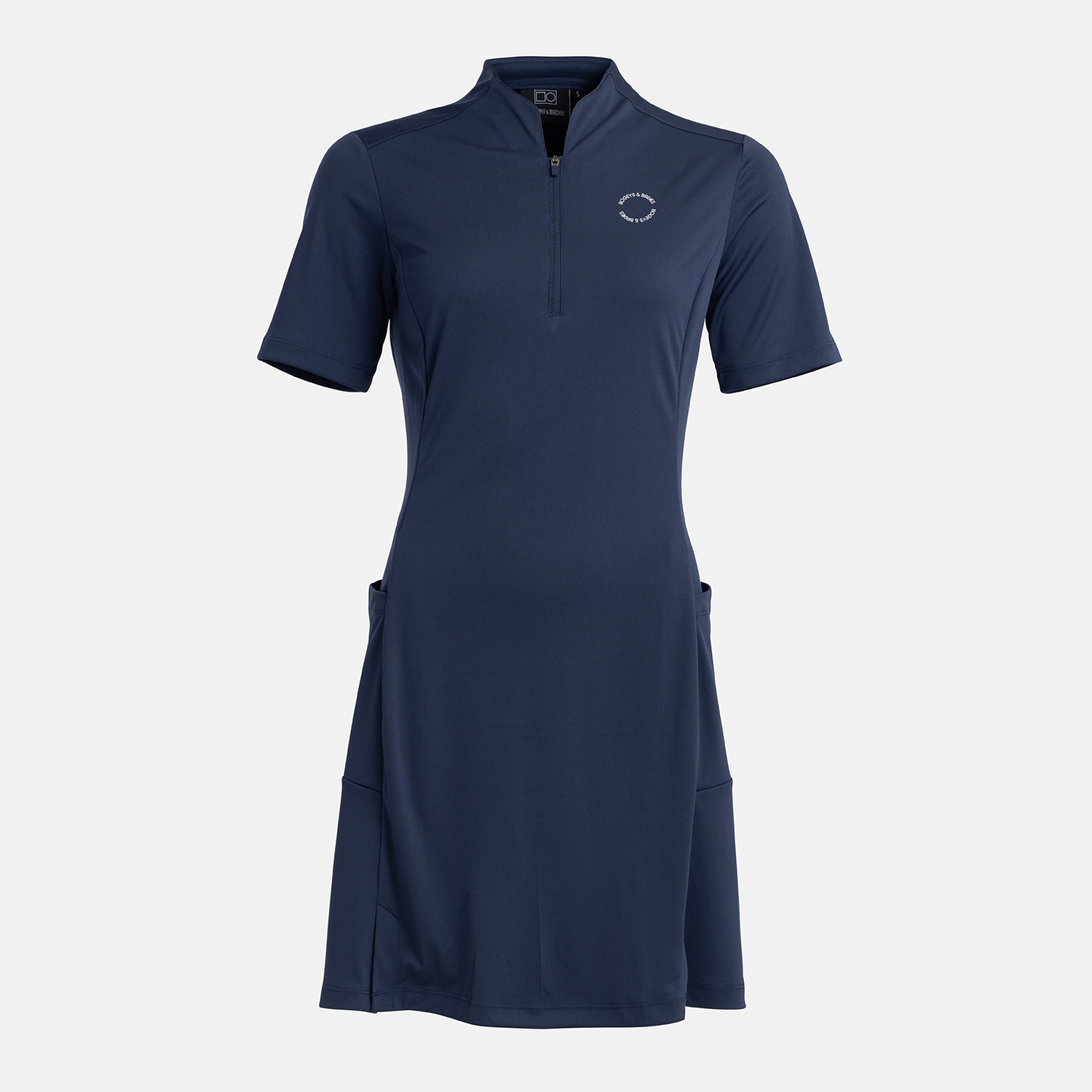 W Tech Sleeves Dress Blau