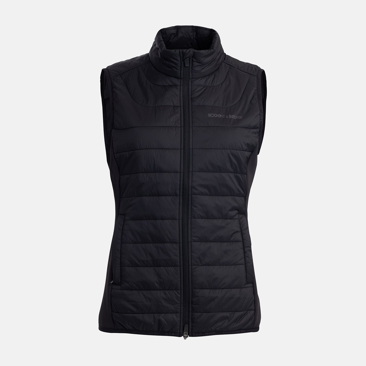 W Hybrid Padded Vest Svart Bogeys & Birdies