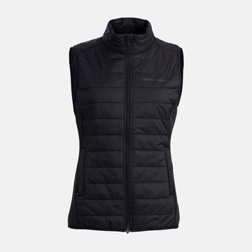 W Hybrid Padded Vest Svart Bogeys & Birdies