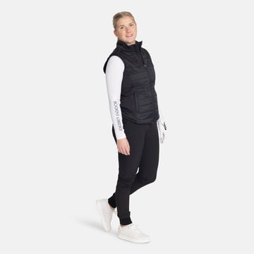 W Hybrid Padded Vest Svart Bogeys & Birdies