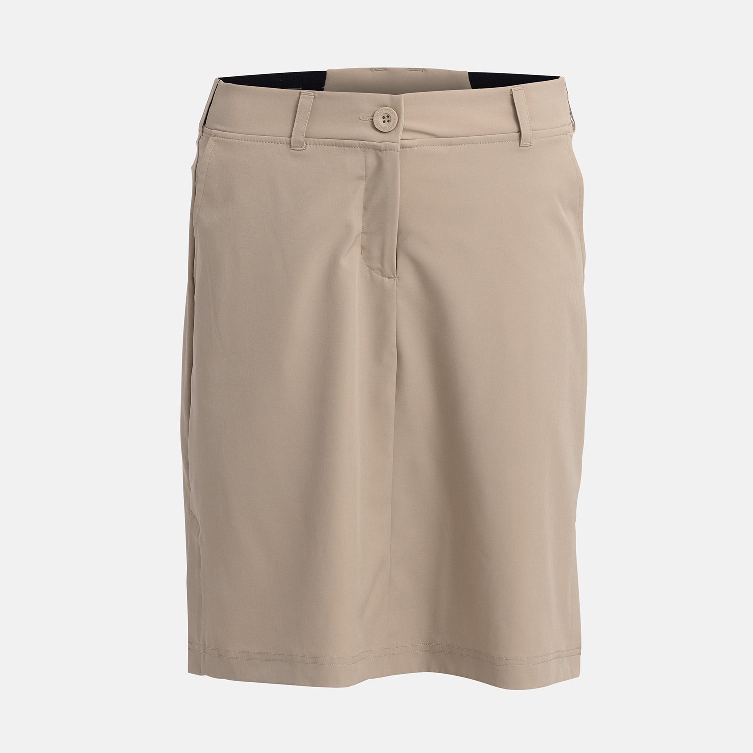 W Woven Stretch Skort Beige Bogeys & Birdies
