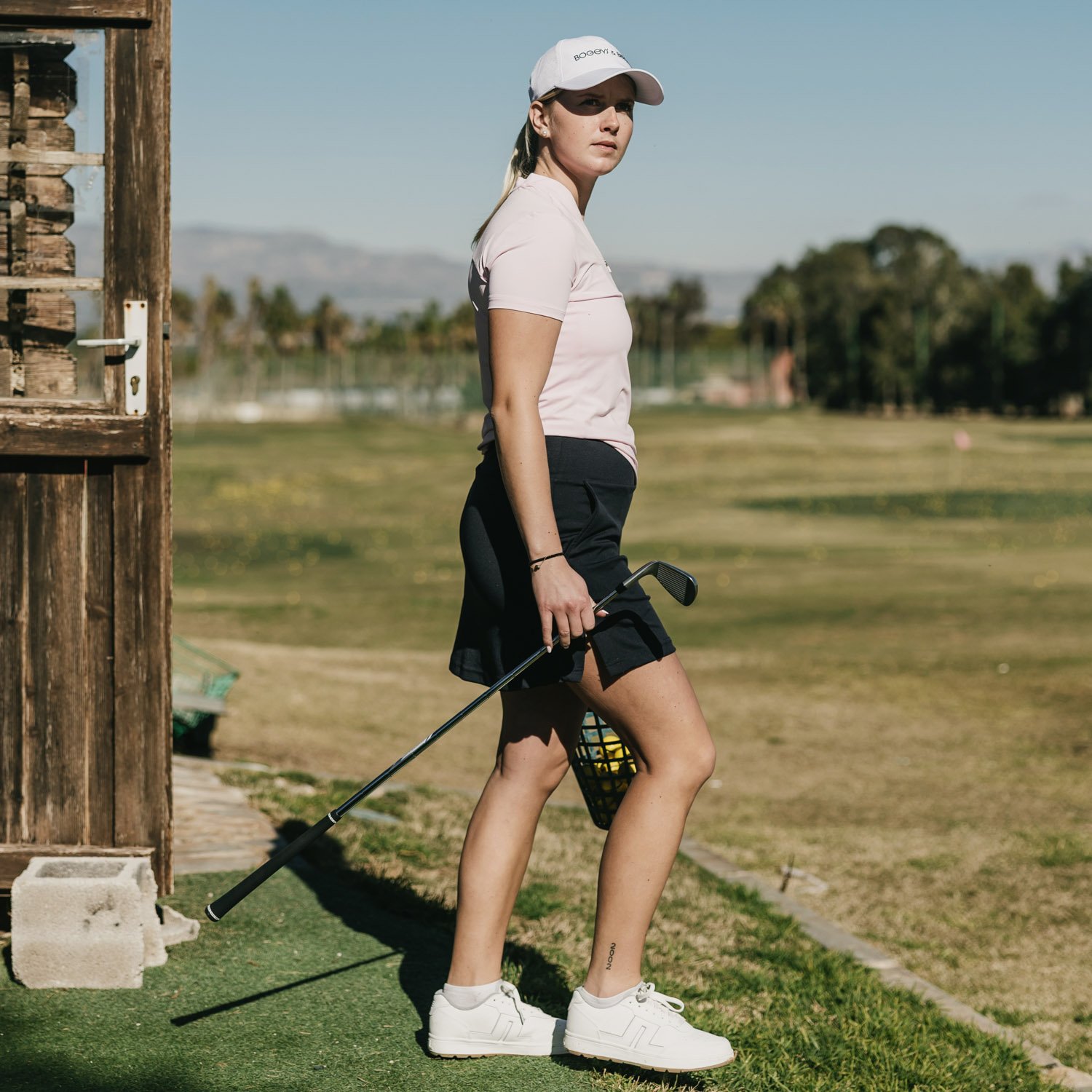 W Tech Jersey Skort Svart Bogeys & Birdies