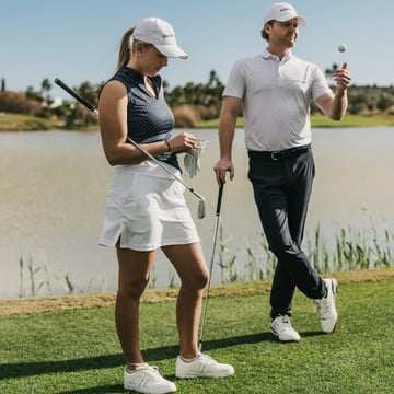 W Tech Jersey Skort Vit Bogeys & Birdies