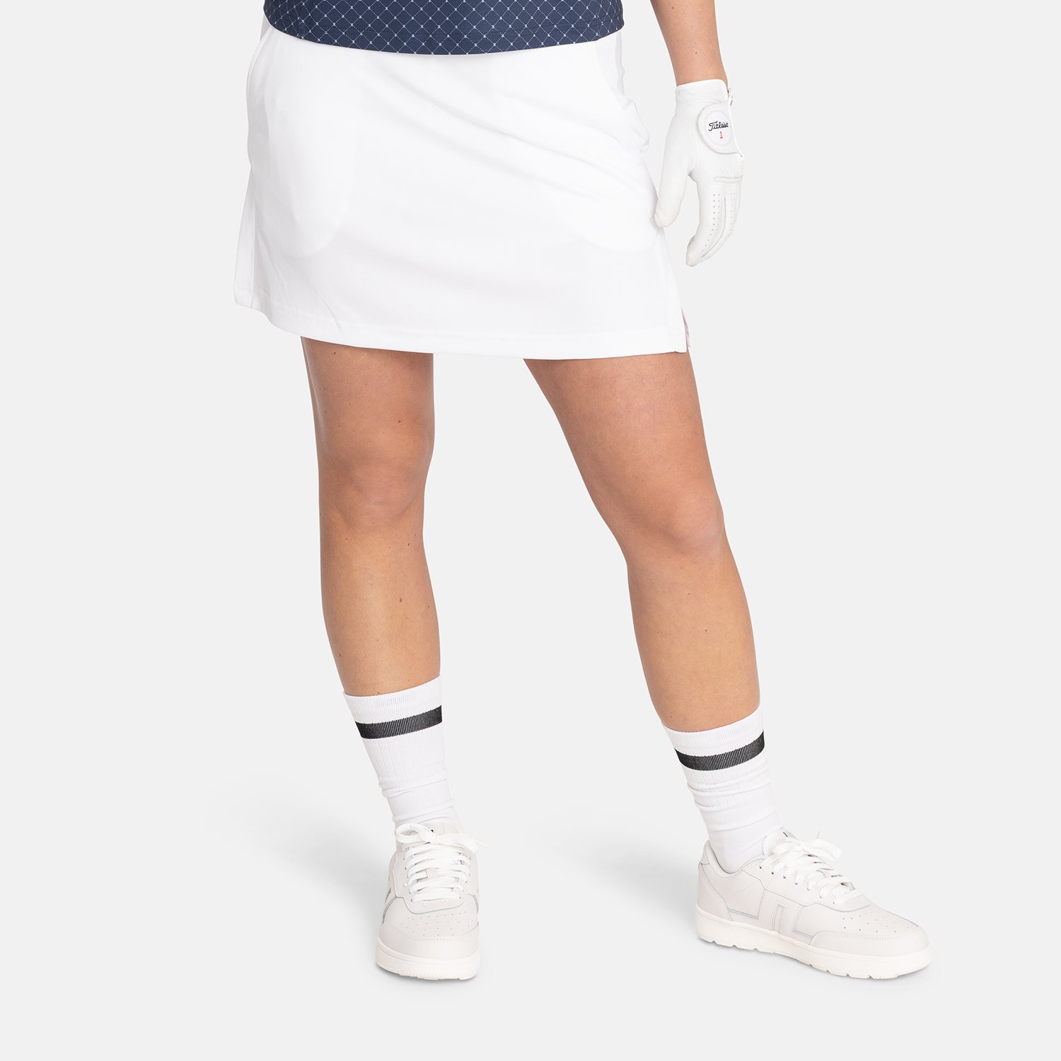 W Tech Jersey Skort Vit Bogeys & Birdies