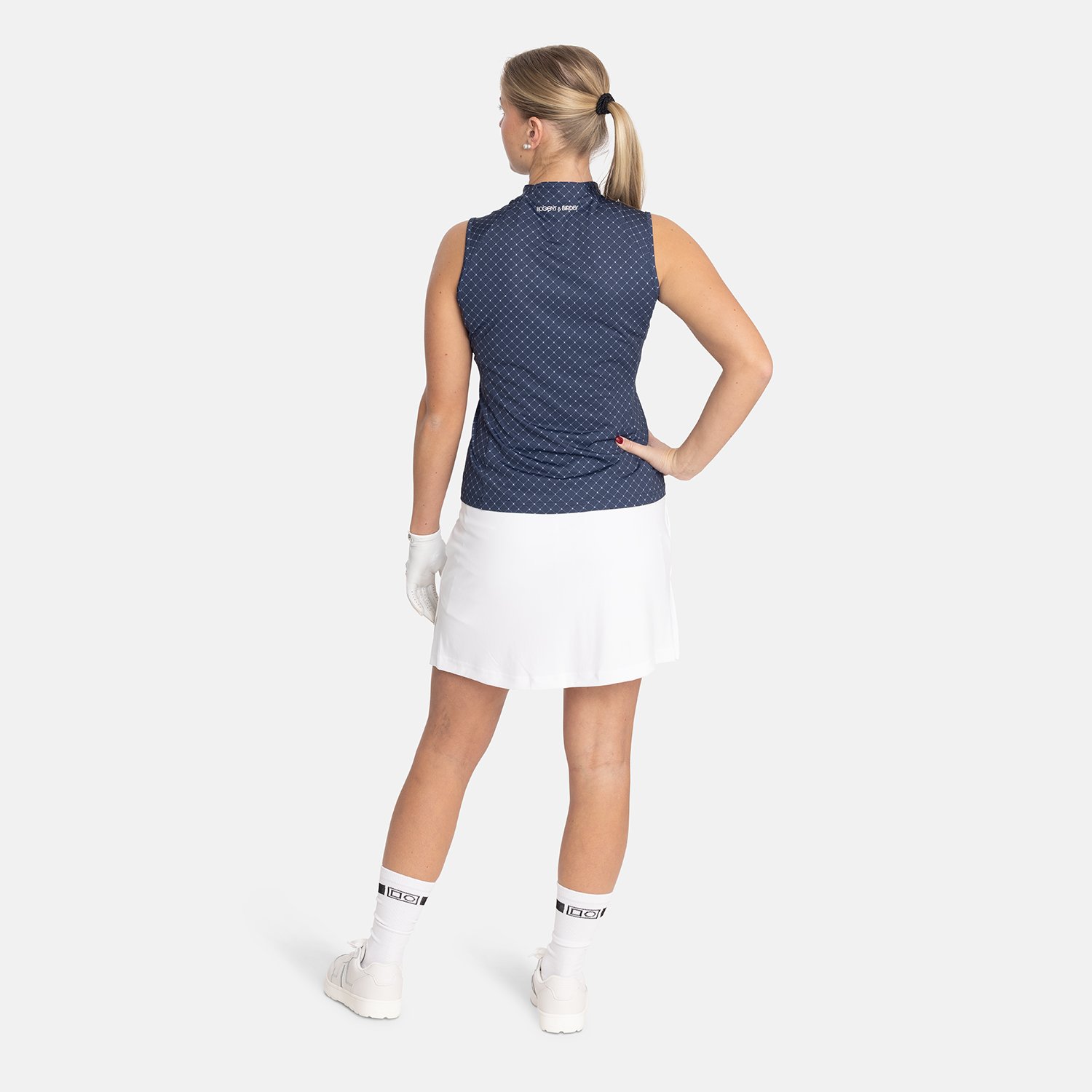 W Tech Jersey Skort Vit Bogeys & Birdies