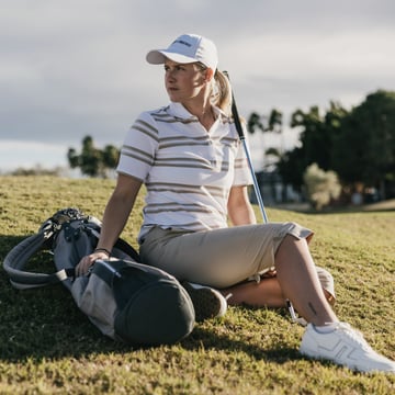 W Tech Capri Pant Beige Bogeys & Birdies