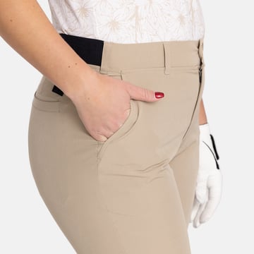 W Tech Capri Pant Beige Bogeys & Birdies
