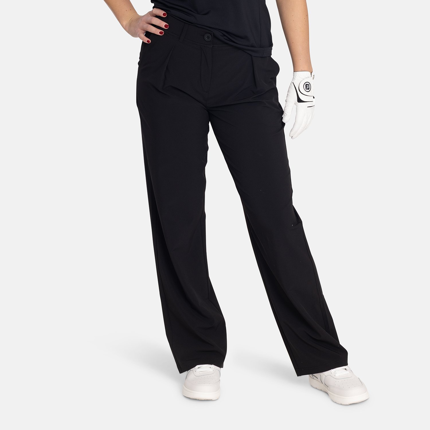 W Tech Wide Pant Svart Bogeys & Birdies W Tech Wide Pant Svart Bogeys & Birdies
