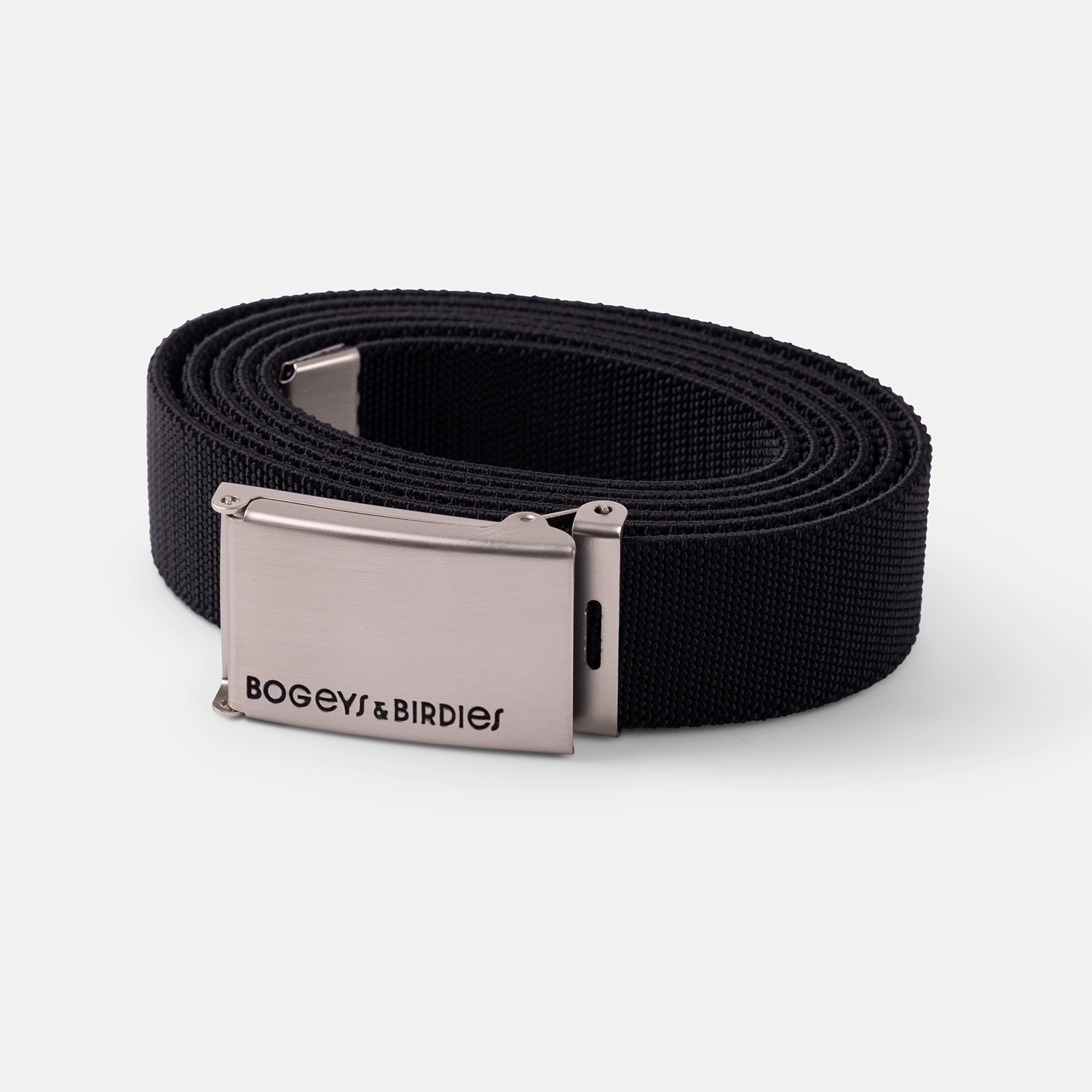 W Buckle Belt Musta Bogeys & Birdies
