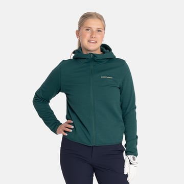 W Tech Hood Waffle Midlayer Grön Bogeys & Birdies