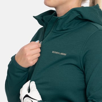 W Tech Hood Waffle Midlayer Grön Bogeys & Birdies