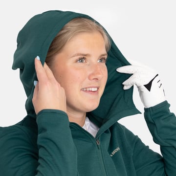 W Tech Hood Waffle Midlayer Grön Bogeys & Birdies