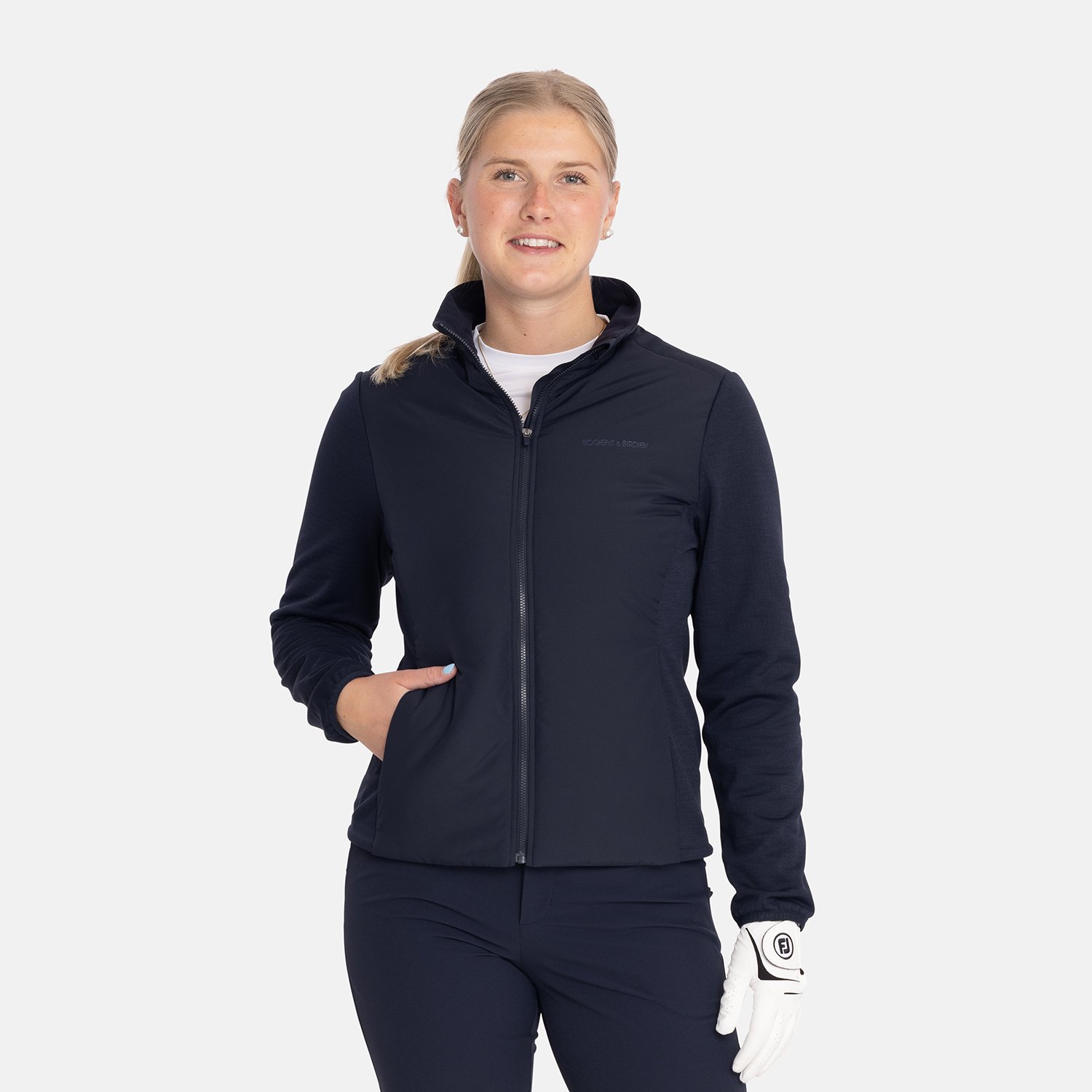 W Tech Hybrid Jacket Blå Bogeys & Birdies