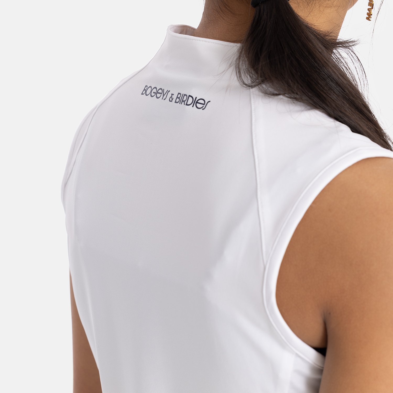 Jr Tech Blade SL V-Neck Vit Bogeys & Birdies