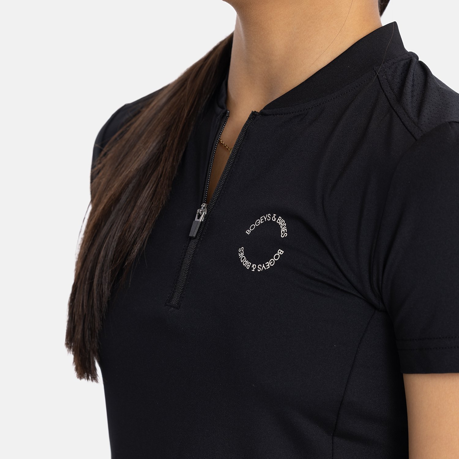 Jr Tech Blade V-Neck Tee Svart Bogeys & Birdies