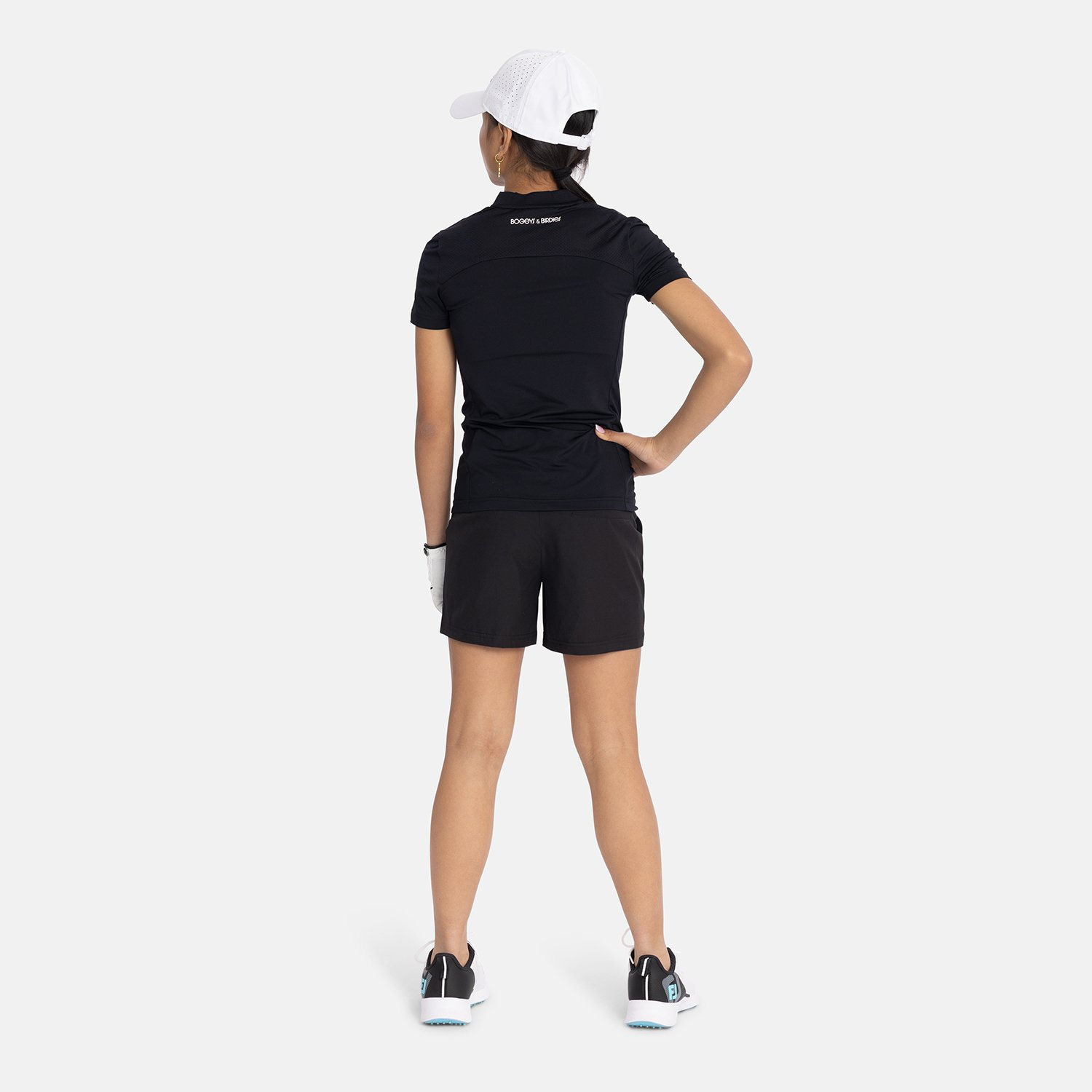 Jr Tech Blade V-Neck Tee Svart Bogeys & Birdies