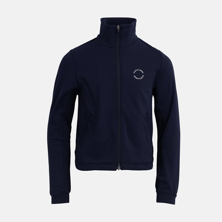 Jr Mid Layer Full Zip Blå Bogeys & Birdies