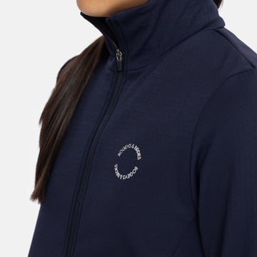 Jr Mid Layer Full Zip Blå Bogeys & Birdies