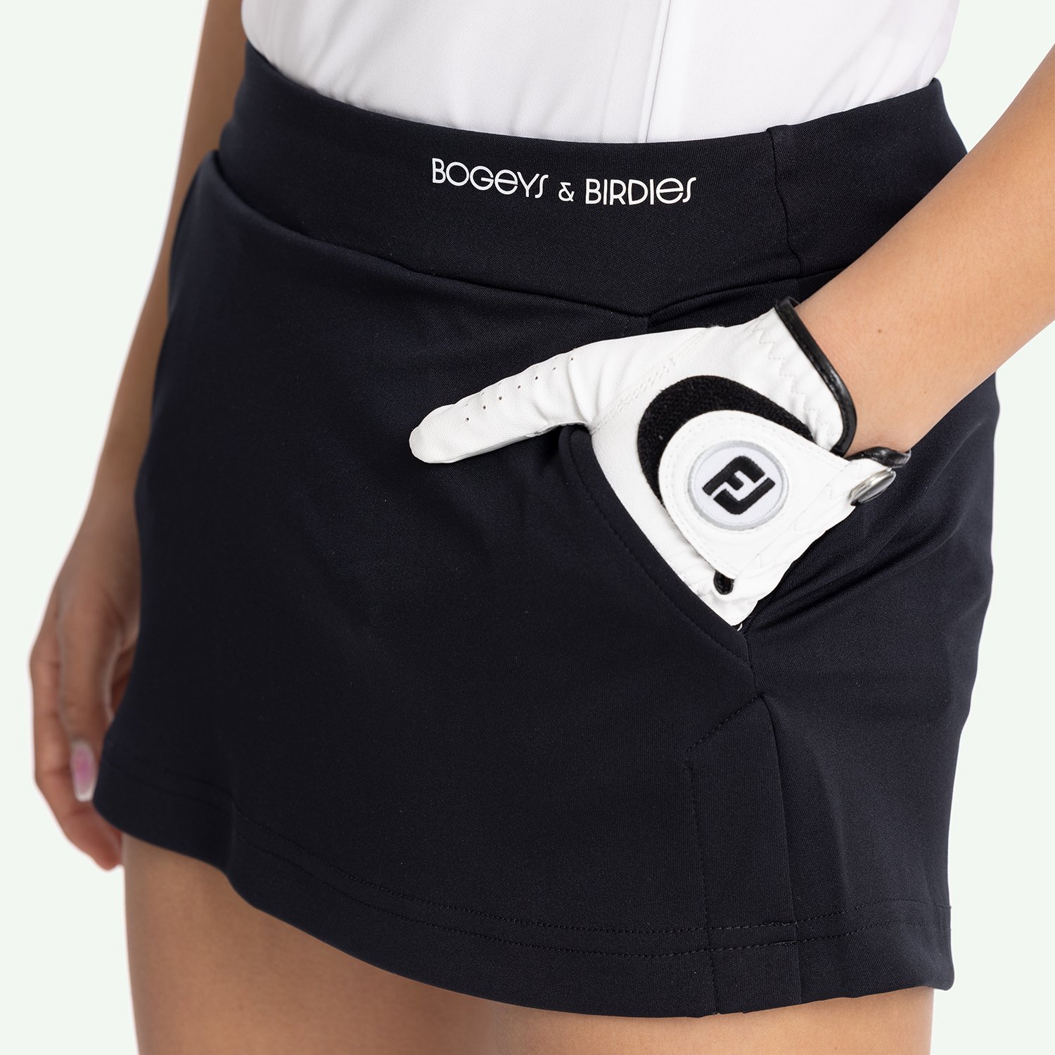 Jr Tech Jersey Skort Svart Bogeys & Birdies
