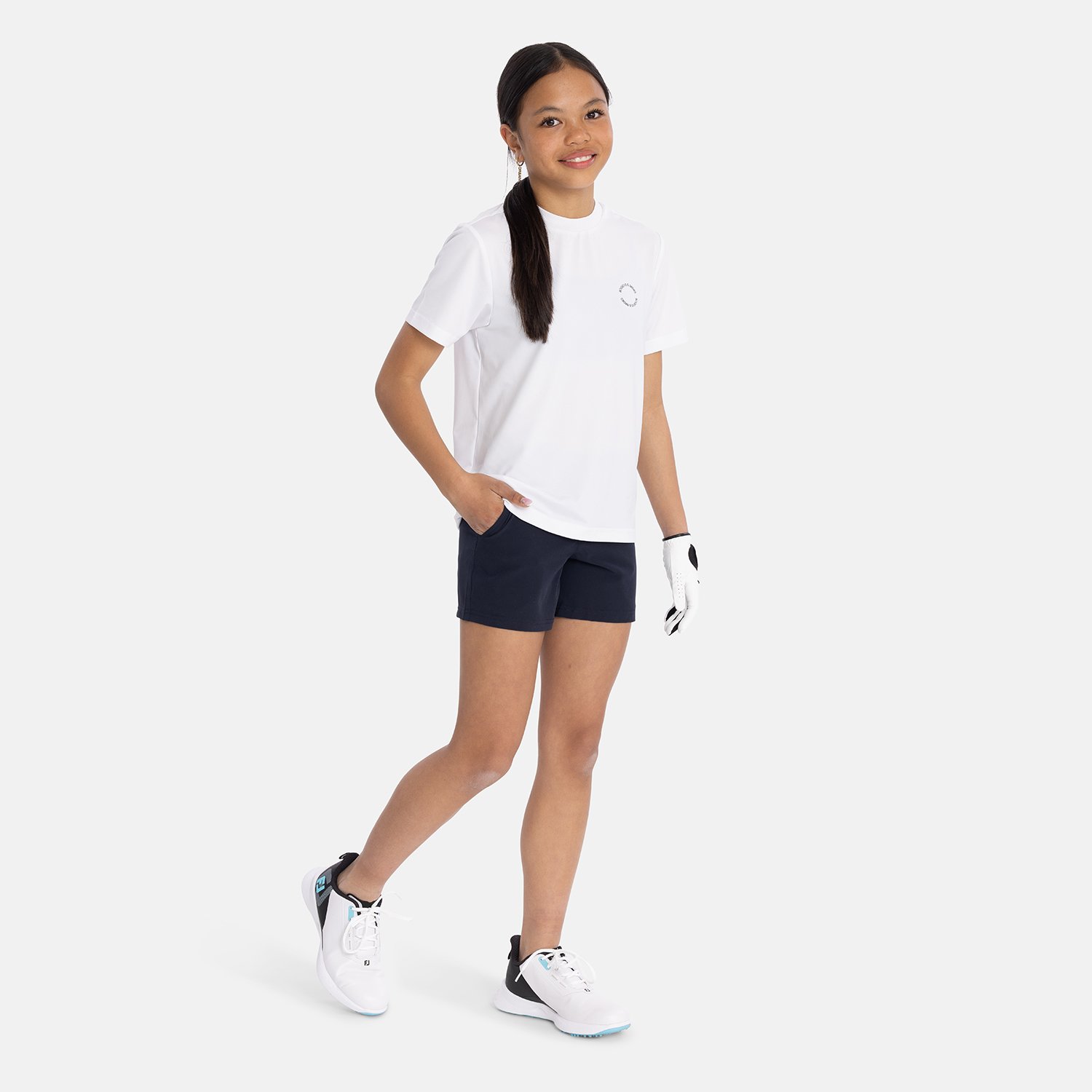 Jr Tech Short Blå Bogeys & Birdies