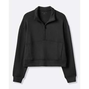 Skyloft Soft 1/2 Zip Svart Travis Mathew