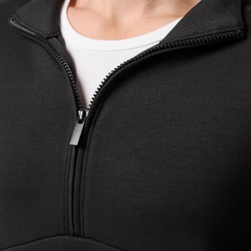 Skyloft Soft 1/2 Zip Svart Travis Mathew