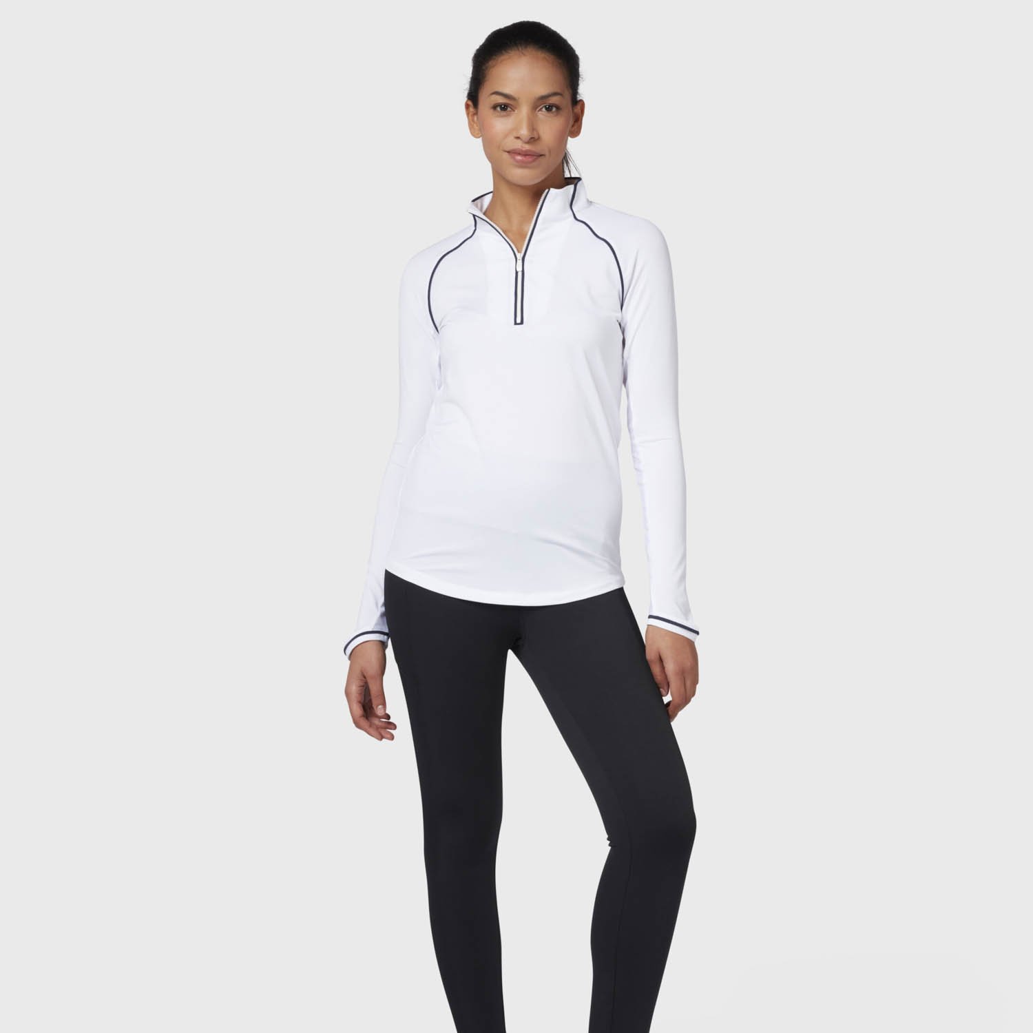 Veronica 1/4 Zip Blanche Original Penguin