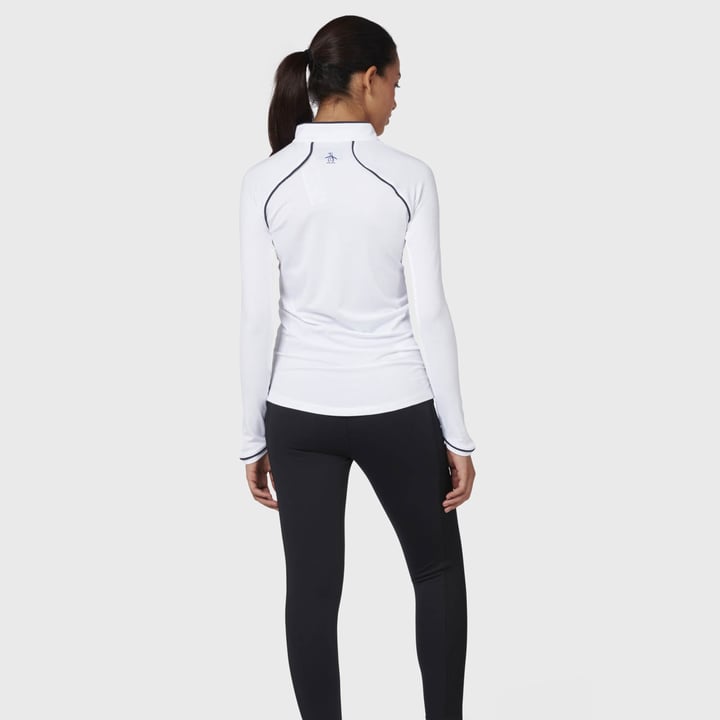 Veronica 1/4 Zip Vit Original Penguin Veronica 1/4 Zip Vit Original Penguin