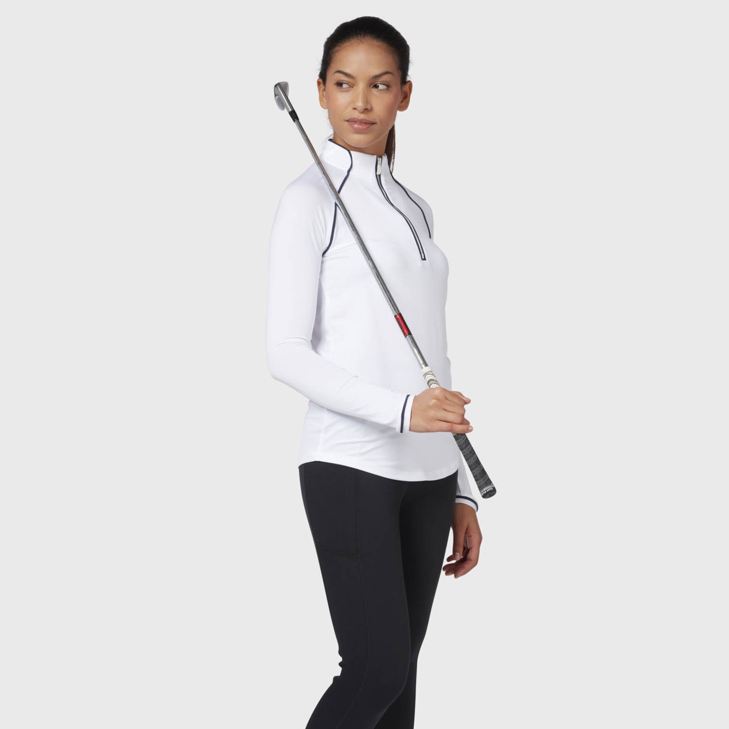Veronica 1/4 Zip Blanche Original Penguin