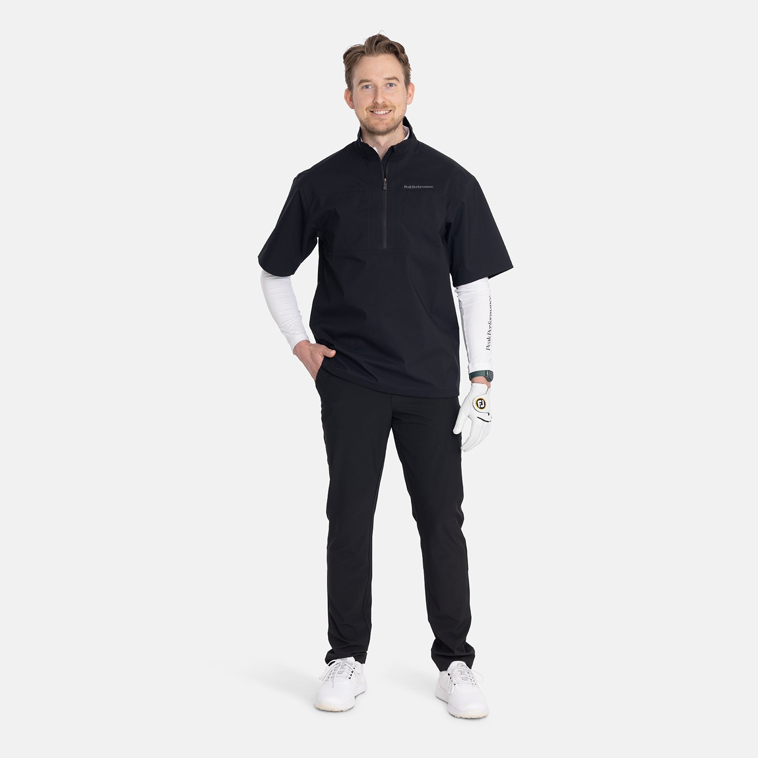 M 3-Layer SS Anorak Musta Peak Performance