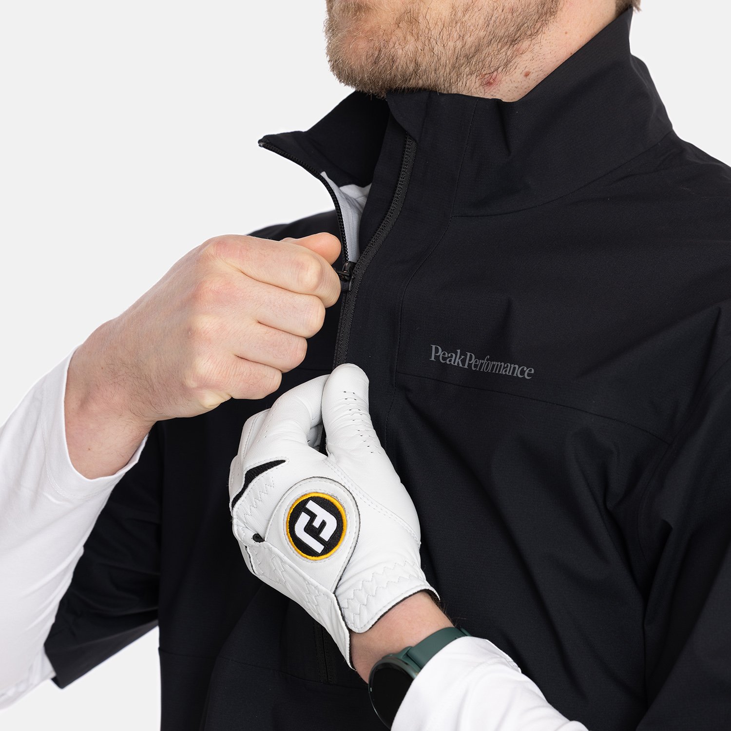 M 3-Layer SS Anorak Musta Peak Performance