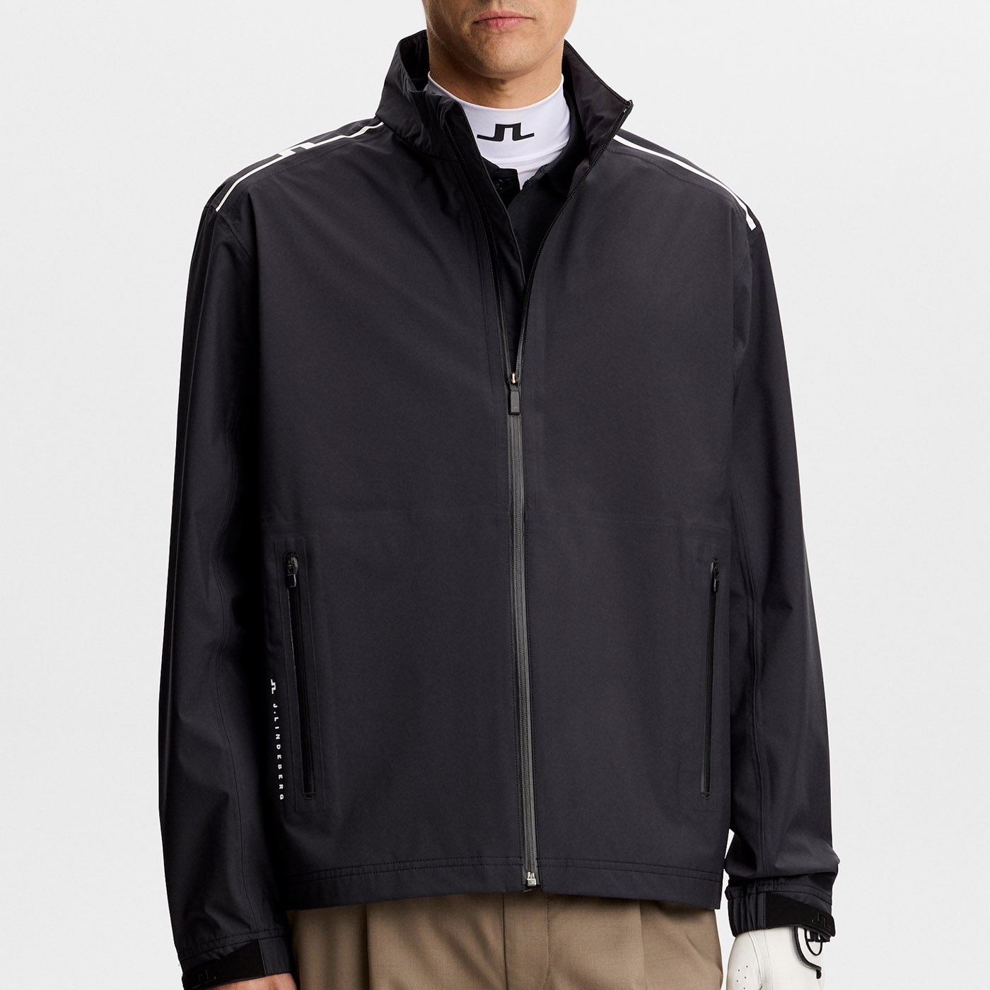 Shay Rain Jacket Sort J.Lindeberg Shay Rain Jacket Sort J.Lindeberg