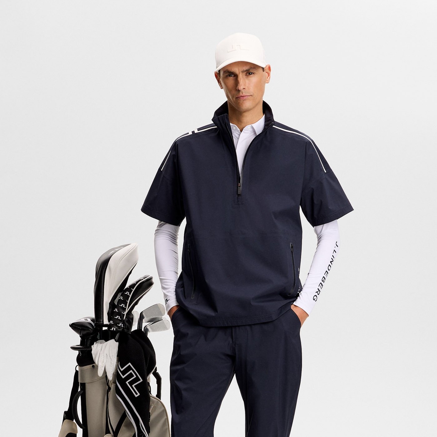 Shay Rain Shirt Blå J.Lindeberg