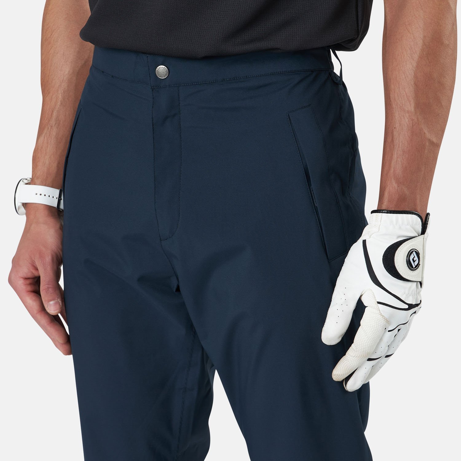 Links Raintrousers Shorter Bleu Abacus