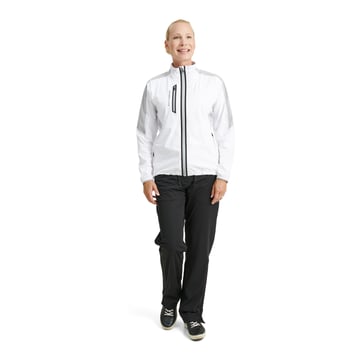 W Bounce Rainjacket Vit Abacus