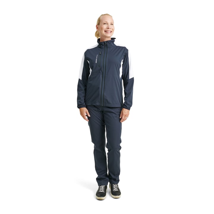 W Bounce Rainjacket Sininen Abacus