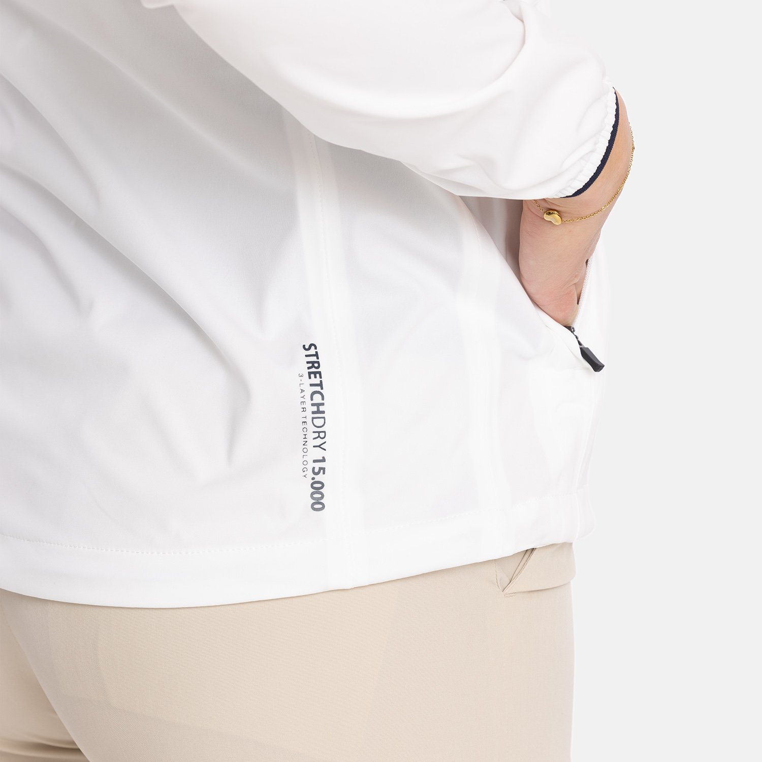 W Bounce Jacket Blanche Abacus