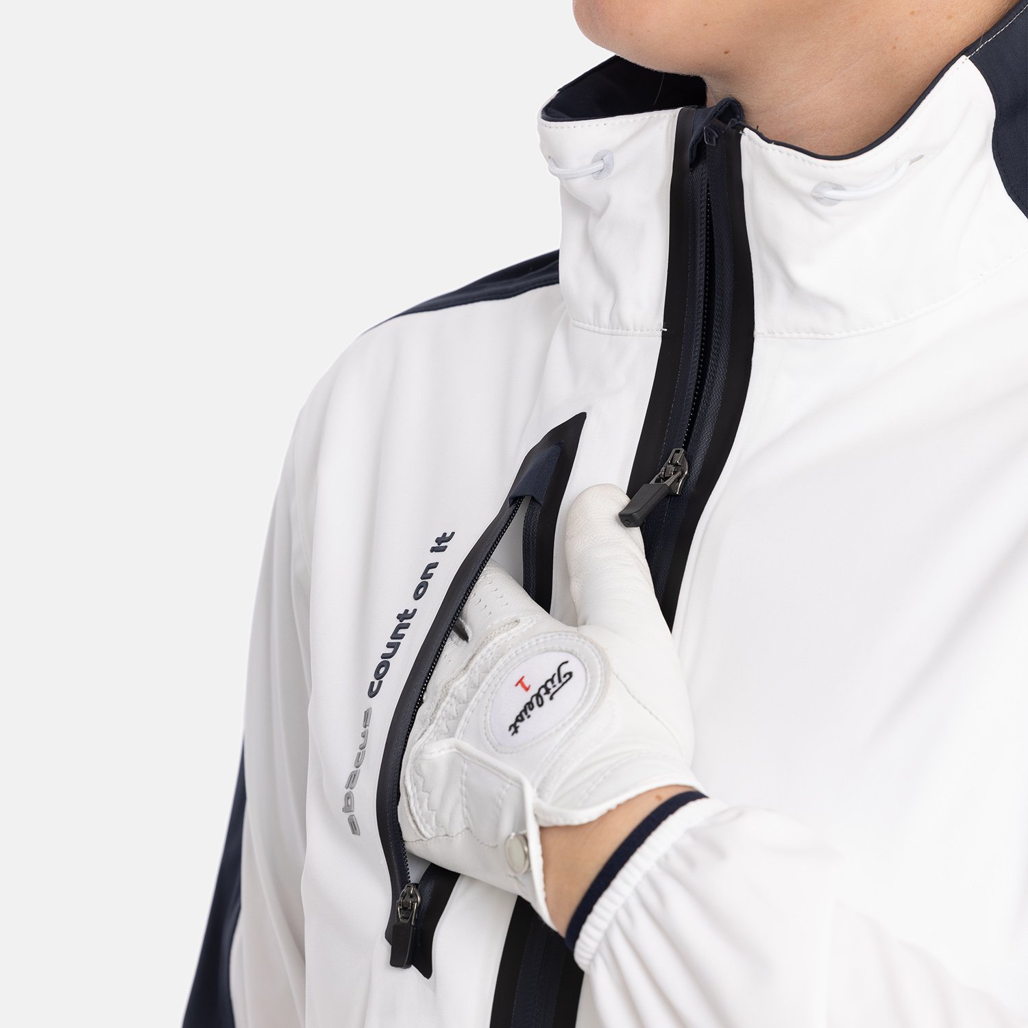 W Bounce Jacket Blanche Abacus