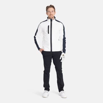 M Bounce Rainjacket White Abacus